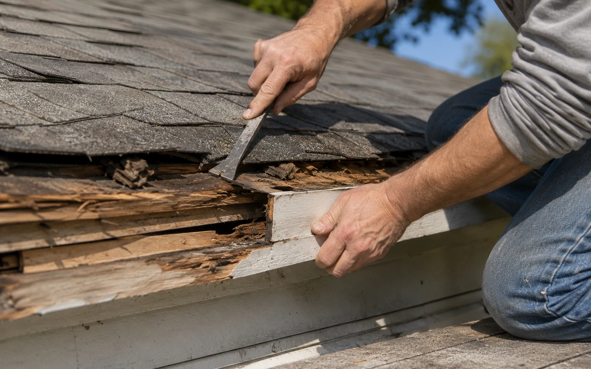 Sagging roof repair contractor